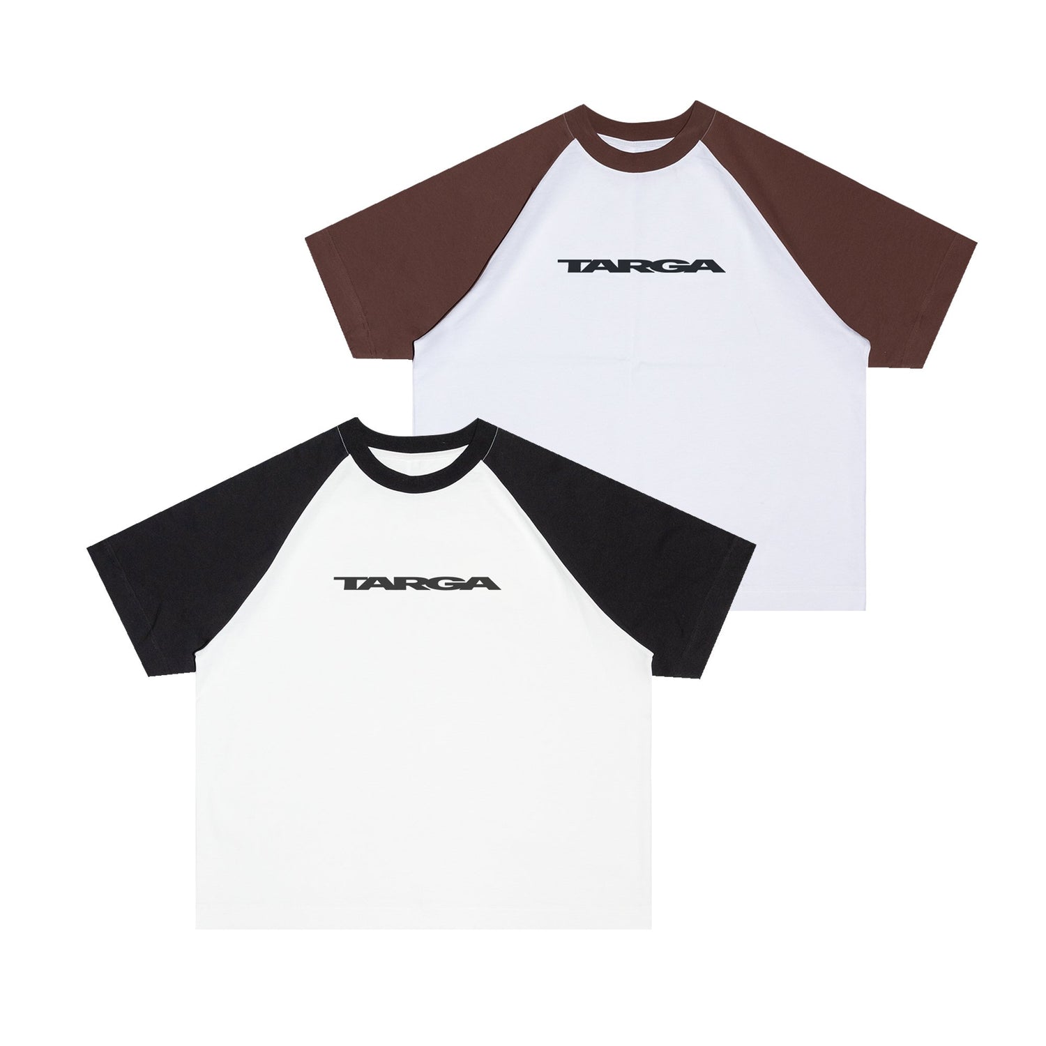 Box Print Raglan Tee Two Pack - Targa Studios